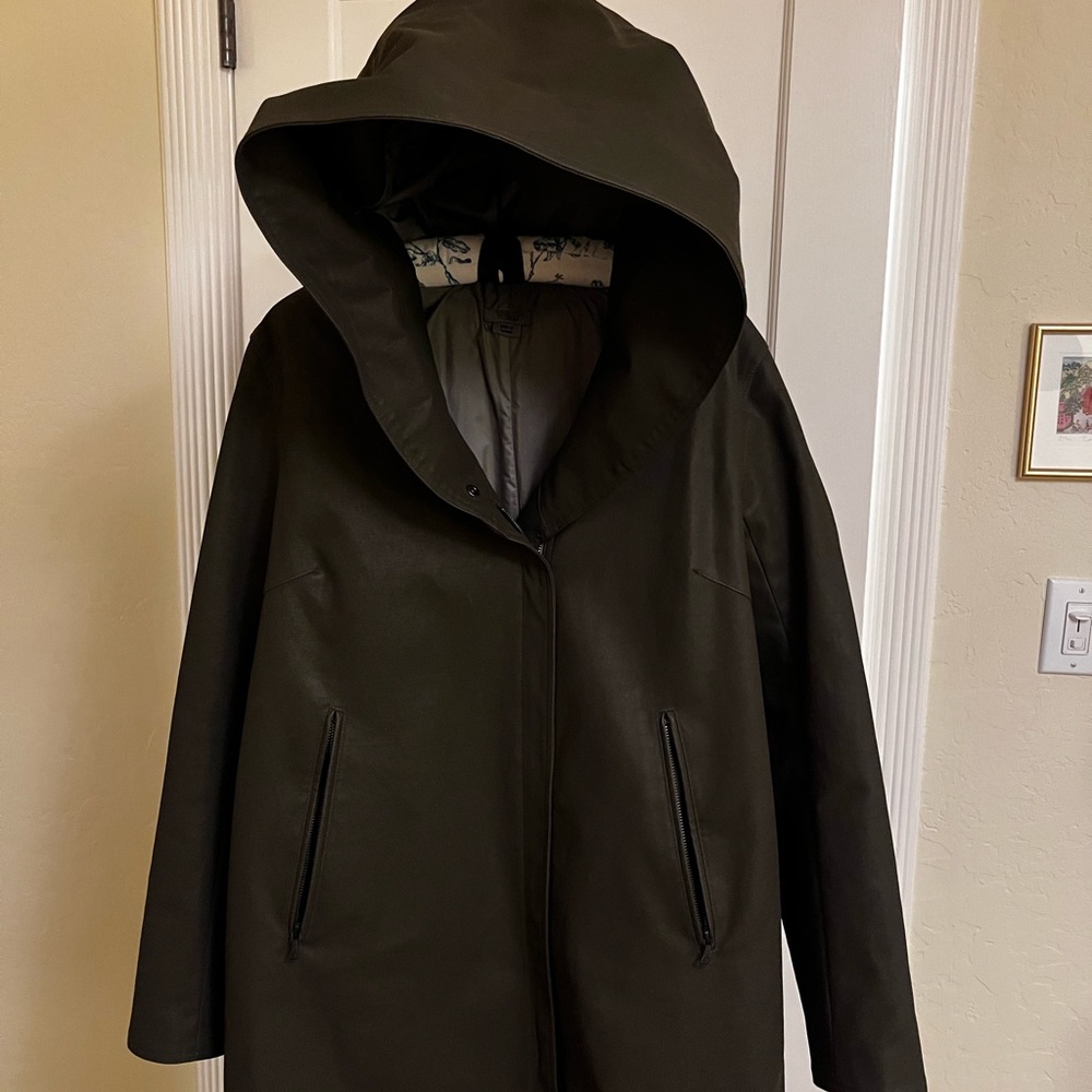 MO851 rubberized cotton lined raincoat. Never worn.